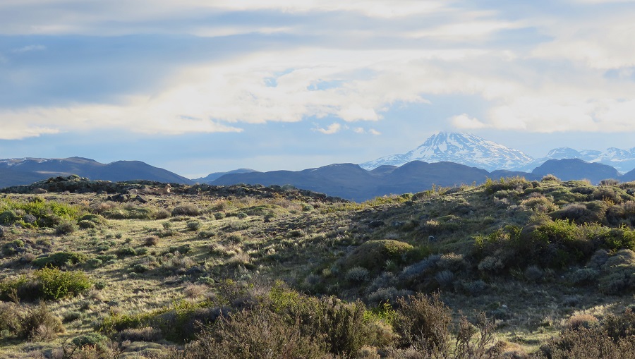 Scenery at Torres, can you see the Puma?. Photo © Gina Nichol.