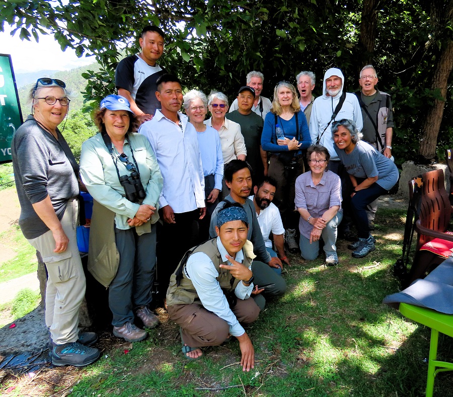 Our fabulous group, guides and support staff in Bhutan © Gina Nichol