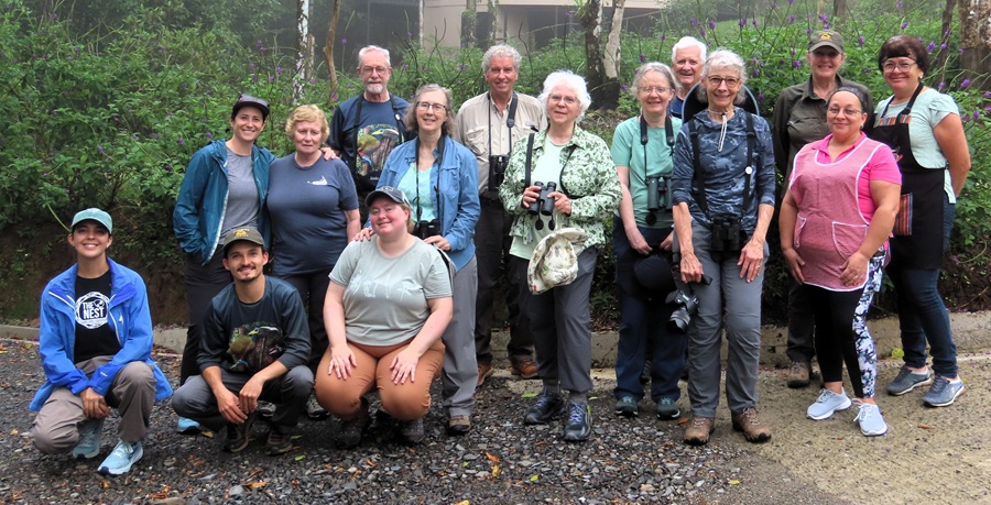 Fantastic group at The Nest Nature Center with their staff and the people from the Woman's Cooperative that served us lunch! 