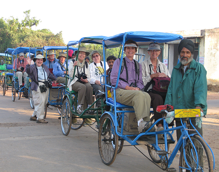 Group at Bharatpur.  Photo by Peg Abbott.