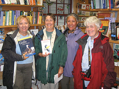Some of the group at the Bird Watcher's General Store.  Photo by Frank Mantlik. 
