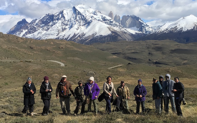 Group at Torres del Paine.