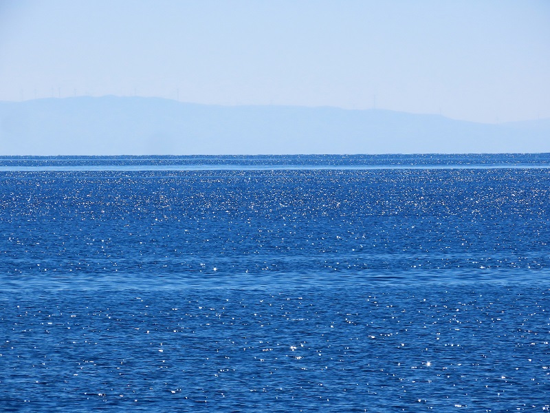 The sparkling Aegean Sea. Photo © Gina Nichol.