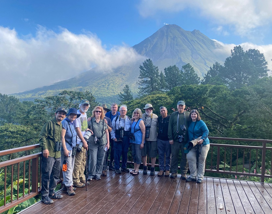 Group at Arenal in Costa Rica