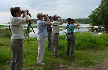 Sunrise Birding travelers.