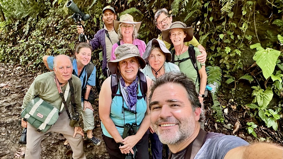 The very happy group at Canopy Camp. (Photo: Diego Calderon Franco)