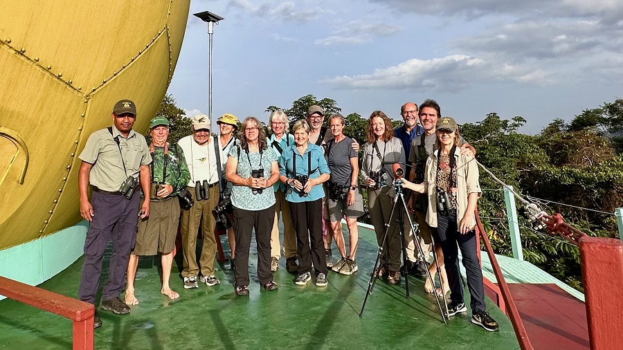 Group at the top of Canopy Tower!