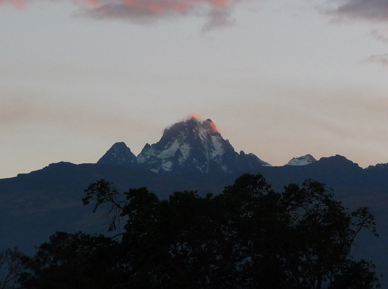 Mount Kenya Sunrise by Gina Nichol.