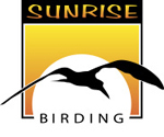 Sunrise Birding logo designed by Julian Hough